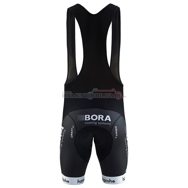 Abbigliamento Ciclismo Bora Manica Corta 2018 Nero